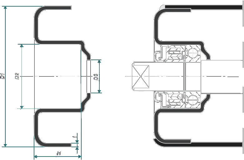 Lagergehäuse Typ PKB