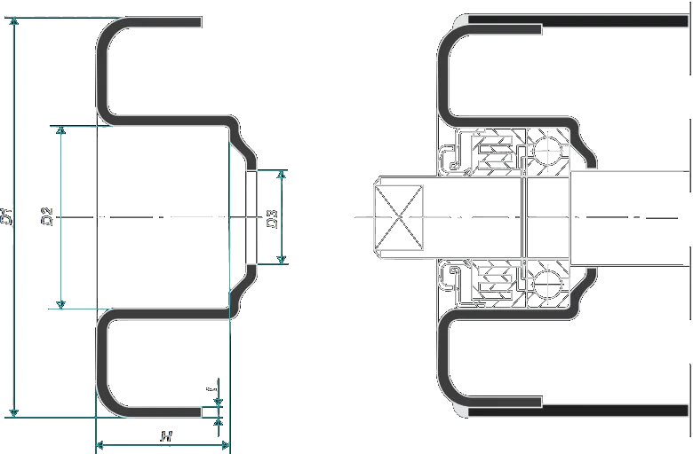 Lagergehäuse Typ PKB