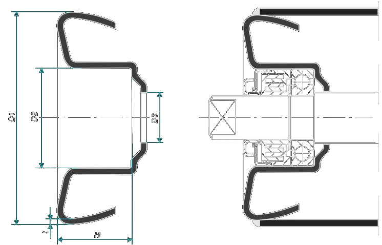 Lagergehäuse Typ PKBB